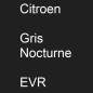 Preview: Citroen, Gris Nocturne, EVR.